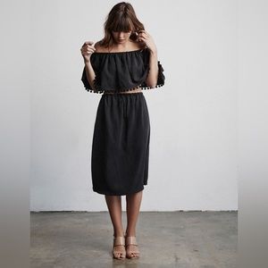 Medium vetta two piece dress in black